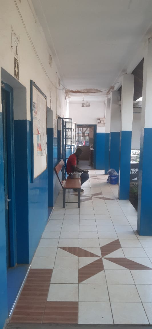 School Interior Corridor